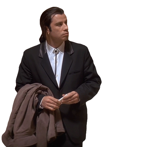 John Travolta ser forvirret ut